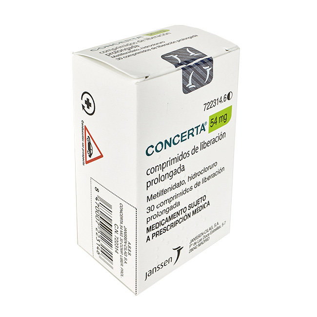 Concerta 54mg Tratamiento de Liberación Prolongada para el TDAH