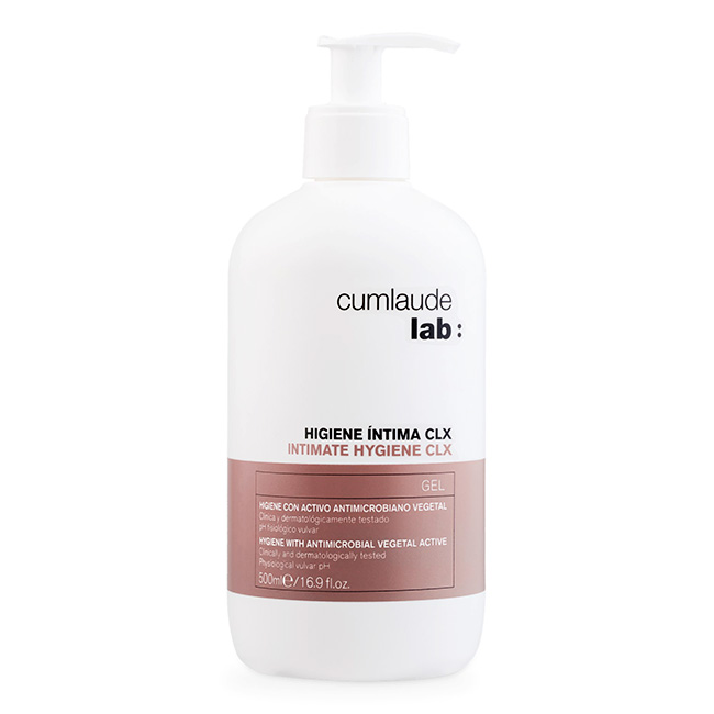 Cumlaude Lab Higiene Íntima CLX Gel Íntimo Higienizante con Clorhexidina y Extractos Naturales (pH 5.5)