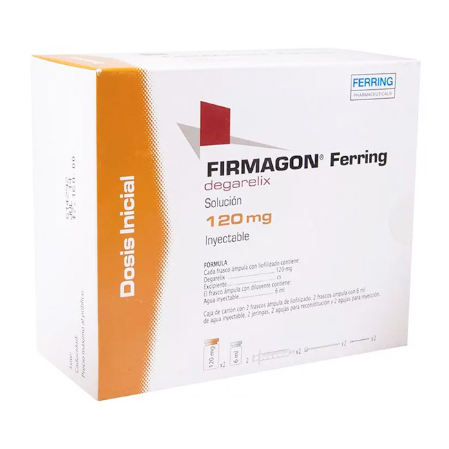 Firmagon 120mg Tratamiento Hormonal Subcutáneo para Cáncer de Próstata con Degarelix