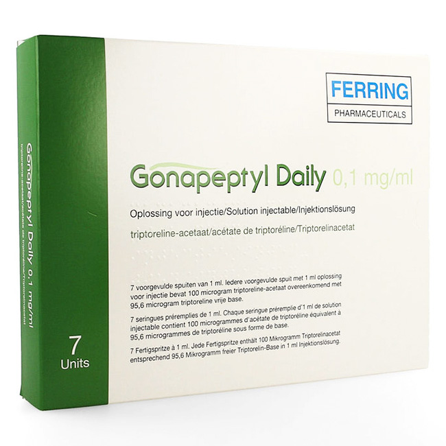 Gonapeptyl Daily 0,1mg/ml Solución Inyectable para Regulación Hormonal en Reproducción Asistida