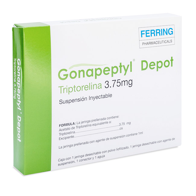 Gonapeptyl Depot 3.75mg Triptorelina de liberación prolongada para tratamientos hormonales