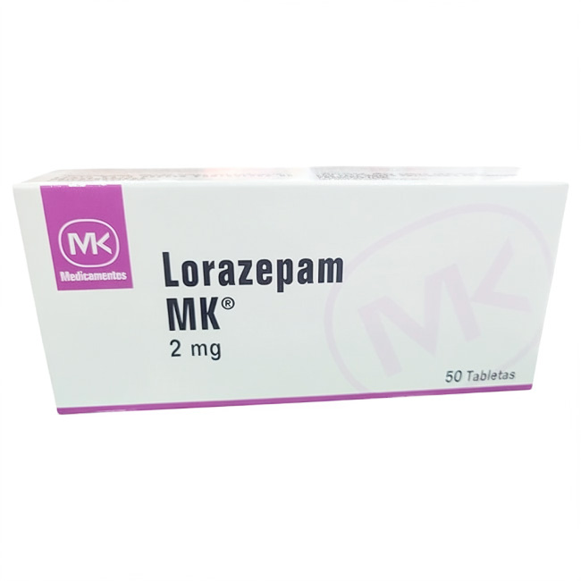 Lorazepam MK 2mg Ansiolítico y Tratamiento para Trastornos de Ansiedad e Insomnio