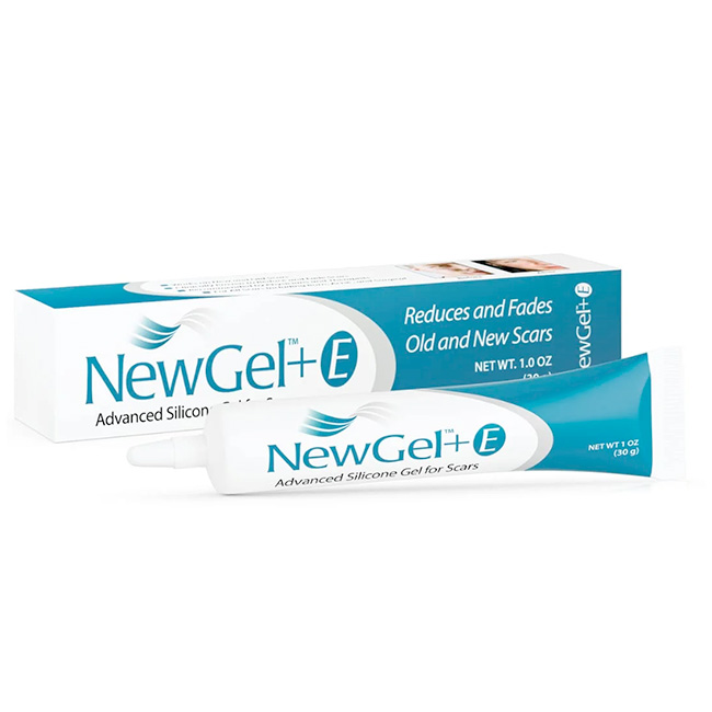 NewGel+E Gel de Silicona Avanzado para Cicatrices 30g Reducción y Desvanecimiento de Cicatrices Viejas y Nuevas