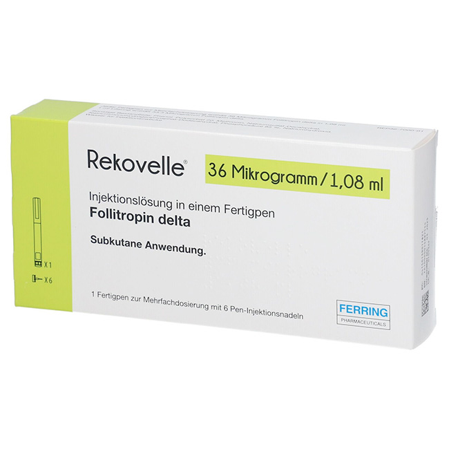 Rekovelle 36mcg/1,08 ml Solución Inyectable Subcutánea para Estimulación Ovárica (Cartucho Multidosis)