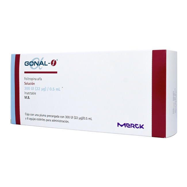 Gonal-f 300UI Pluma Precargada con FSH Recombinante para Estimulación Ovárica Controlada