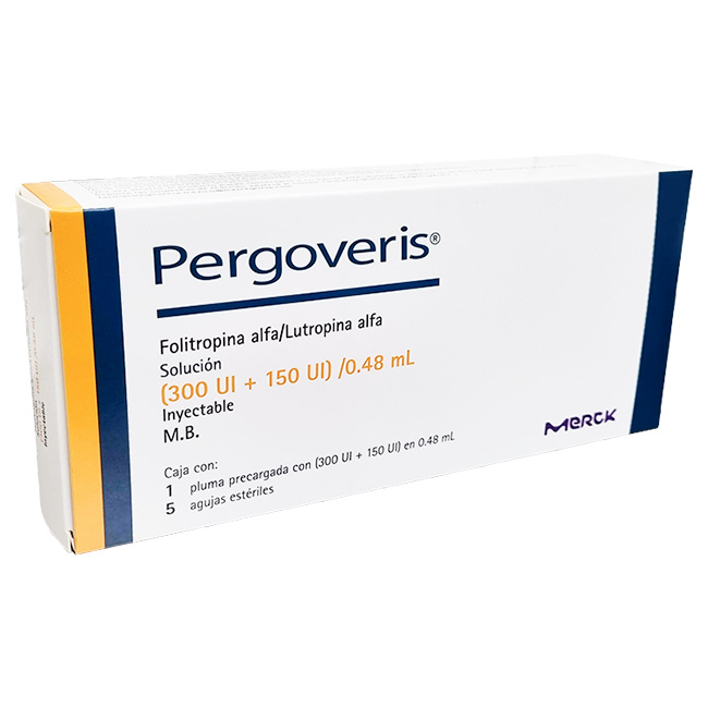 Pergoveris 300/150UI Pen Recombinantes para Estimulación Ovárica