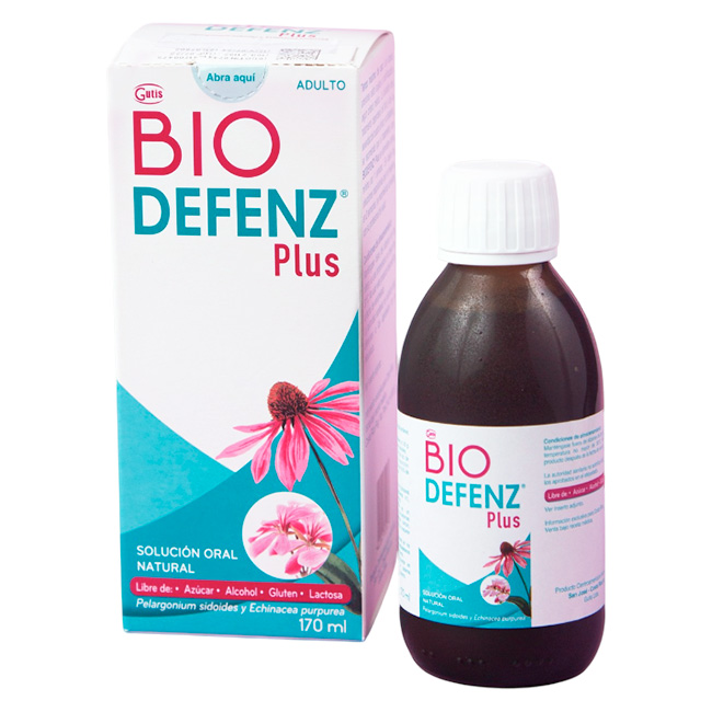 Bio Defenz Plus Adulto Solución Oral Natural Inmunoestimulante 170ml