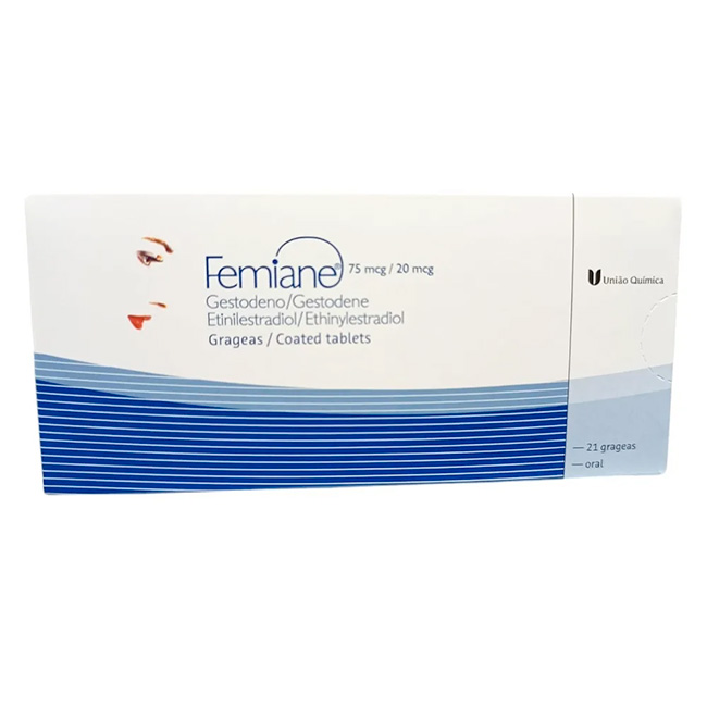 Femiane 0.02mg/0.075mg Anticonceptivo Oral Combinado