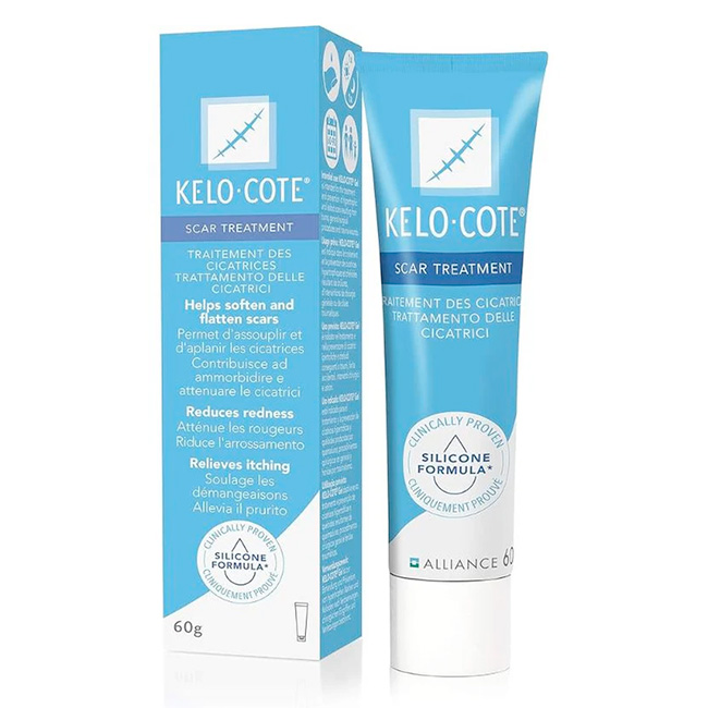Kelo-Cote Gel 60g Tratamiento Avanzado para Cicatrices Hipertróficas y Queloides