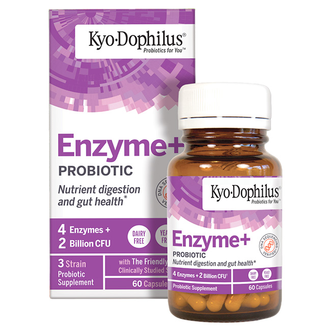 Enzyme+ Probiotic 60 cápsulas Apoya la salud intestinal