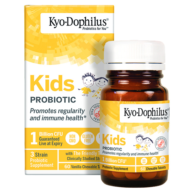 Kyo-Dophilus Kids Probiotic 60 Tabletas Masticables