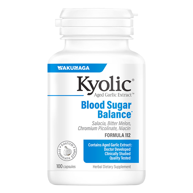 Kyolic Blood Sugar Balance Apoyo Natural para Niveles Saludables de Glucosa