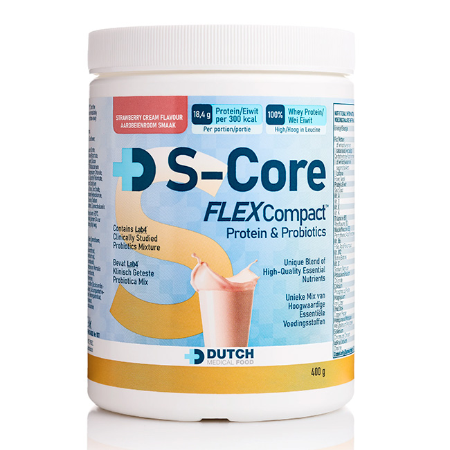S-Core FLEXCompact Protein & Probiotics Suplemento Nutricional Oral Avanzado
