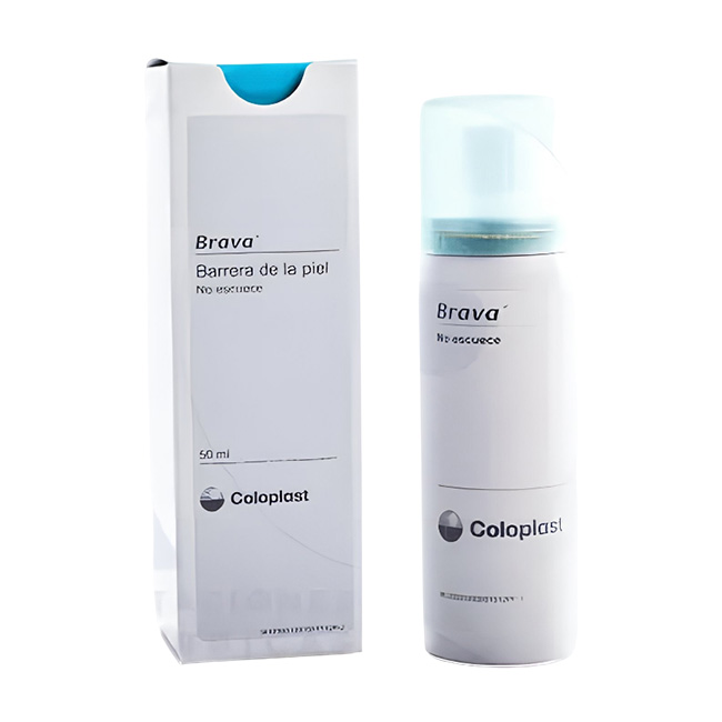 Brava Barrera de la Piel 50ml Spray Protector Cutáneo sin Alcohol Coloplast