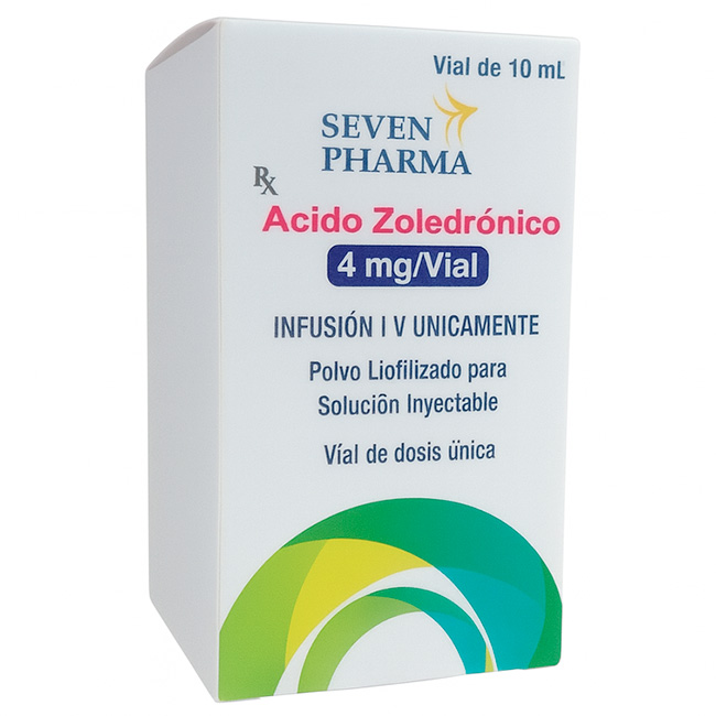 Ácido Zoledrónico 4mg/Vial Polvo Liofilizado para Solución Inyectable