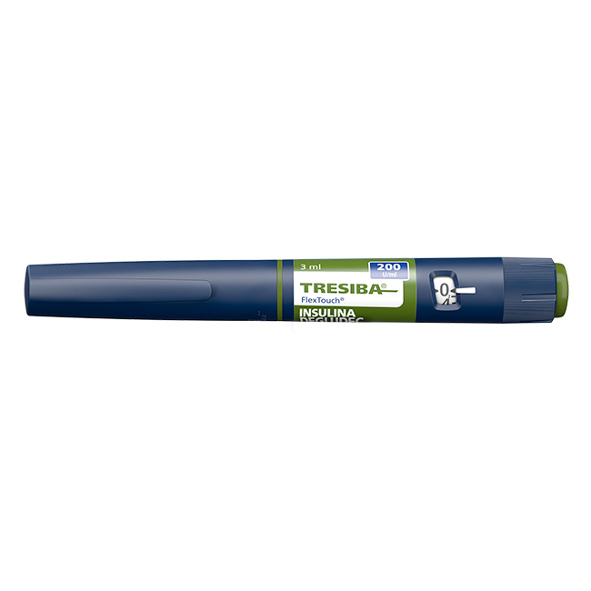Tresiba FlexTouch 100U/ml Insulina Degludec Solución Inyectable en Pluma Precargada (5x3ml) - Imagen 2