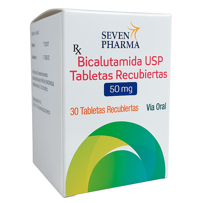 Bicalutamida USP 50mg Seven Pharma