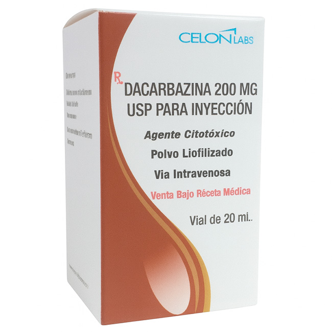 Dacarbazina USP 200mg Polvo Liofilizado para Inyección