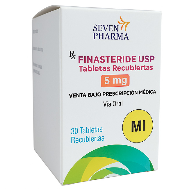 Finasteride USP 5mg Tabletas Recubiertas