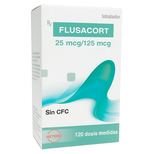 Flusacort 25mcg/125mcg Inhalador (120 dosis medidas)
