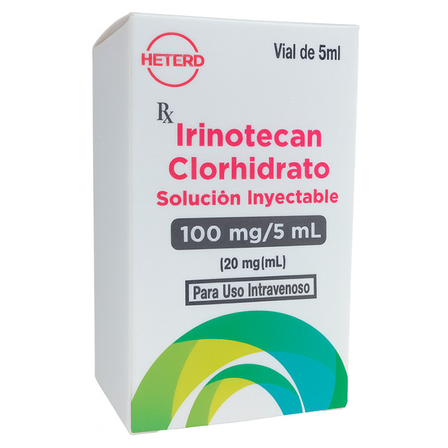 Irinotecan Clorhidrato 100mg/5mL Solución Inyectable