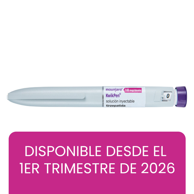 Mounjaro KwikPen 10mg/0.6ml dosis Solución Inyectable de Tirzepatida