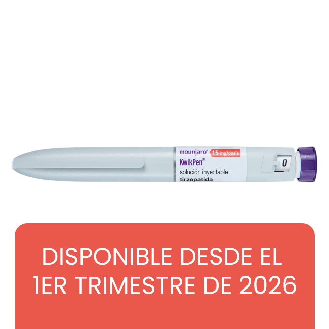 Mounjaro KwikPen 15mg/0.6ml Solución Inyectable de Tirzepatida