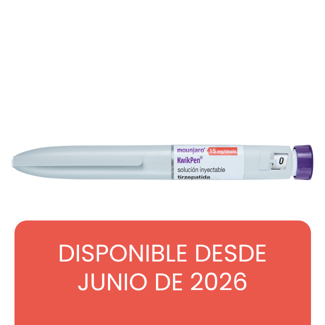Mounjaro KwikPen 15mg/0.6ml Solución Inyectable de Tirzepatida