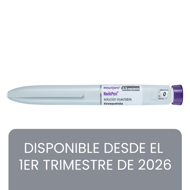 Mounjaro KwikPen 2.5mg/0.6ml Solución Inyectable de Tirzepatida