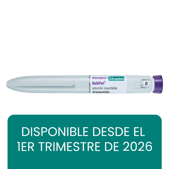 Mounjaro KwikPen 7.5mg/0.6ml Solución Inyectable de Tirzepatida