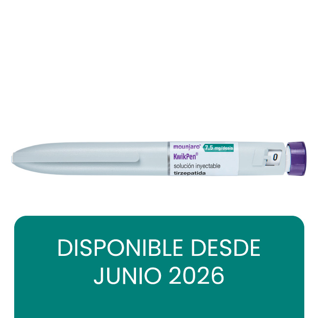 Mounjaro KwikPen 7.5mg/0.6ml Solución Inyectable de Tirzepatida