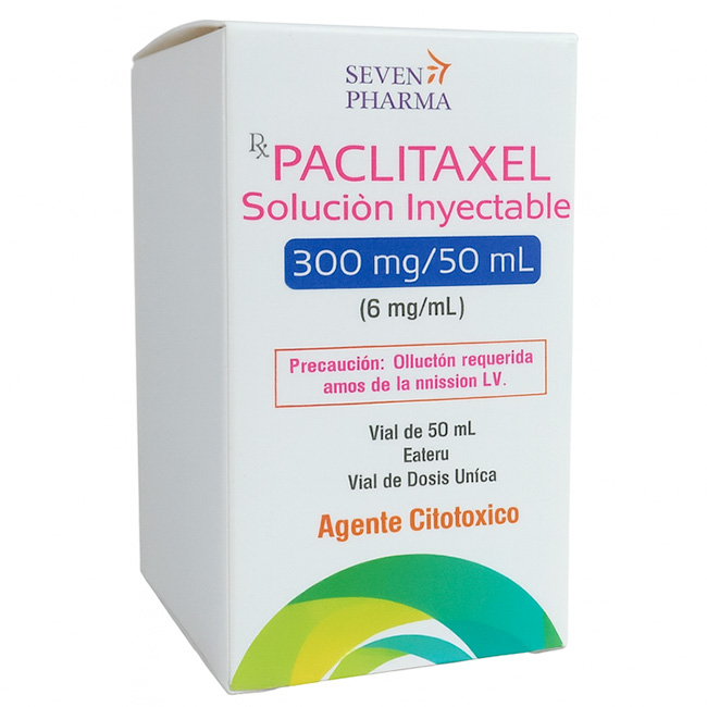 Paclitaxel Solución Inyectable 300mg/50mL (6mg/mL)