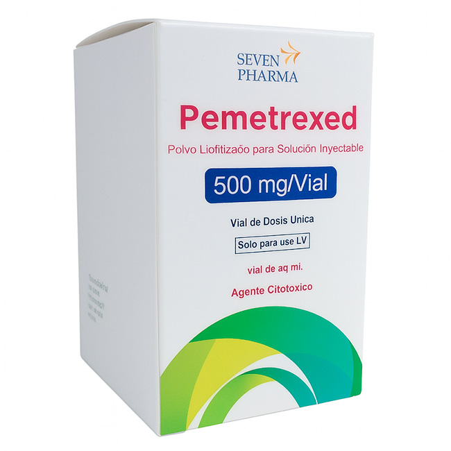 Pemetrexed 500mg/Vial Polvo Liofilizado para Solución Inyectable