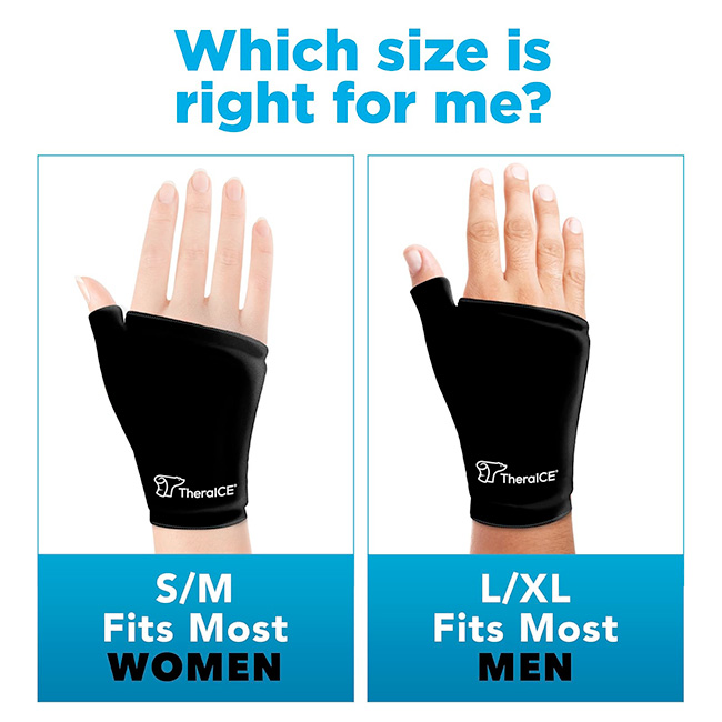 TheraICE Hot & Cold Wrist Ice Pack Manga Terapéutica para Muñeca y Mano (Reutilizable) - Imagen 3