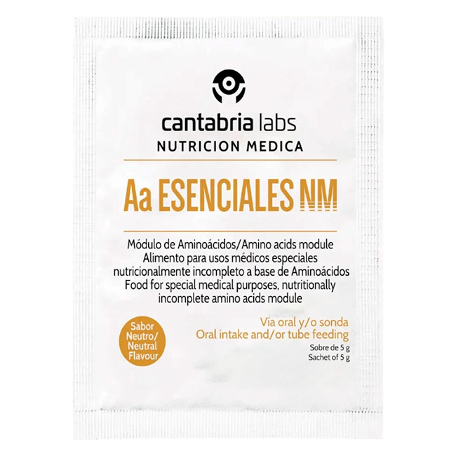 Aa ESENCIALES NM Módulo de Aminoácidos para Enfermedad Renal Crónica Cantabria Labs Sabor Neutro 5g