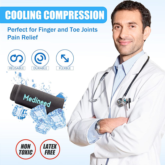 Medineed Finger Ice Pack Compresas Frías para Dedos, Alivio del Dolor y la Inflamación (Pack de 2) - Imagen 4