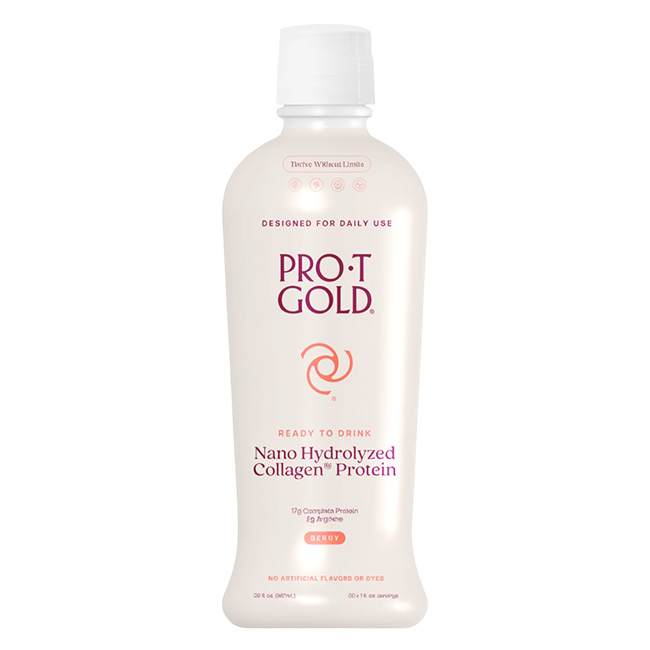 ProT Gold Liquid Collagen Protein 30oz Sabor Great Berry - Imagen 2
