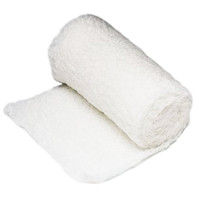 Venda de Gasa Ajustable Absorbente 4Hospitals 100% Algodón (Venda Tipo Kerlix) 4.5"x4.1yds | 6 Pliegos | Estéril | 1 Rollo