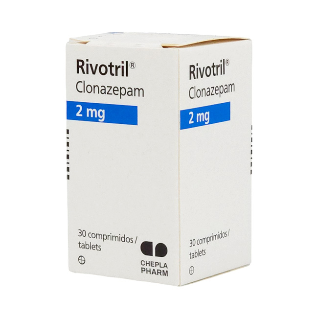 Rivotril Clonazepam 2mg Tablets / Tabletas | Anticonvulsant Benzodiazepine