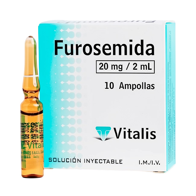 Furosemida 20mg / 2mL Solución Inyectable – Vitalis