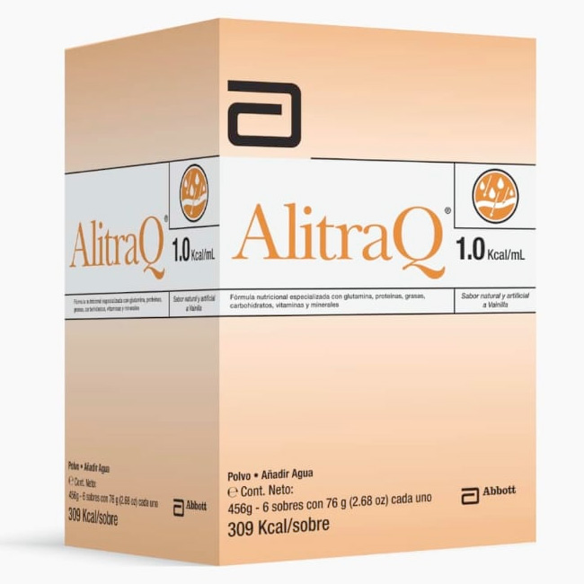 AlitraQ 1.0 kcal/mL Polvo – Fórmula Nutricional Especializada con Glutamina 