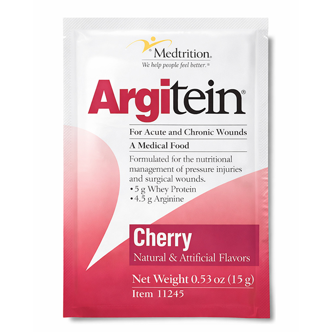 Argitein Cherry 15g – L-Arginina 4.5g + Proteína de Suero | Suplemento Nutricional para Heridas