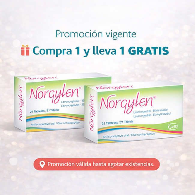 Norgylen Levonorgestrel + Etinilestradiol 21 Tabletas – Anticonceptivo Oral Combinado