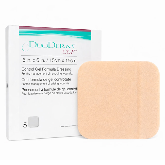 Apósito Hidrocoloide DuoDERM CGF 15x15cm – ConvaTec Control Gel Formula Dressing
