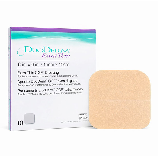 Apósito Hidrocoloide DuoDERM Extra Thin CGF 15×15cm – ConvaTec