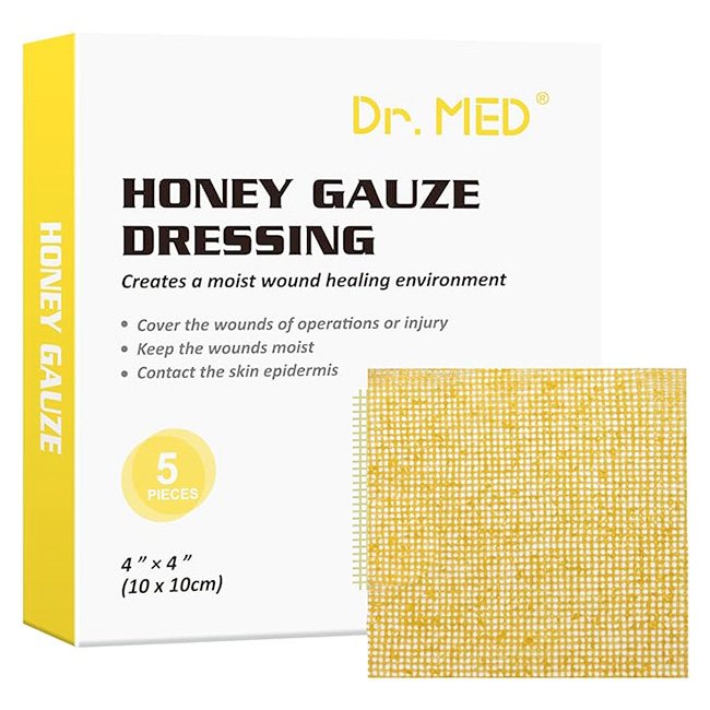 Apósito Honey Gauze Dressing Dr. MED 10x10cm