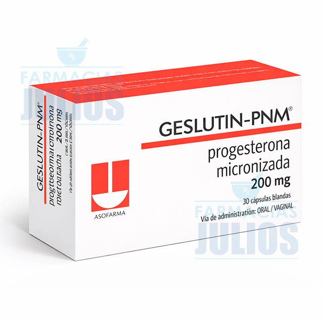 Geslutin-PNM® progesterona micronizada 200mg
