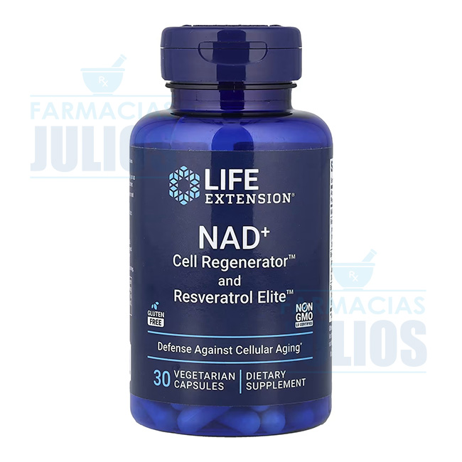 NAD+ Cell Regenerator y Resveratrol Elite Energía Celular y Antioxidante