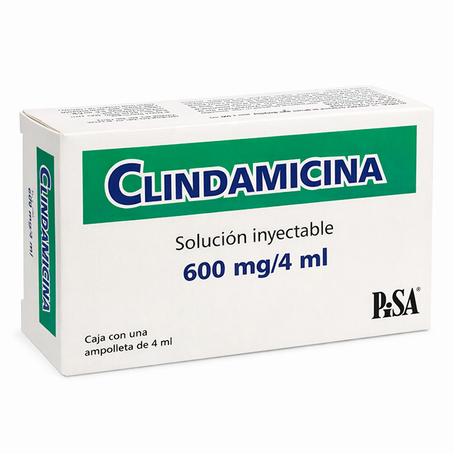 Clindamicina 600mg/4ml | Solución Inyectable