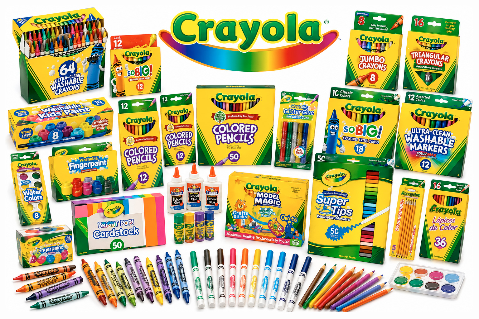 Crayola Productos Escolares y Arte Creativo – Colores, Marcadores, Crayones, Pinturas y Manualidades